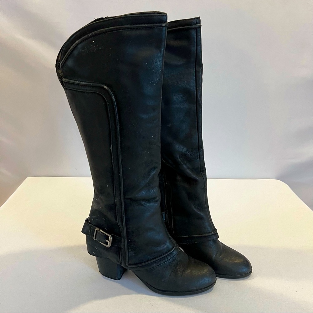 Fergalicious by Fergie Knee High Boots, Black, Size 8.5